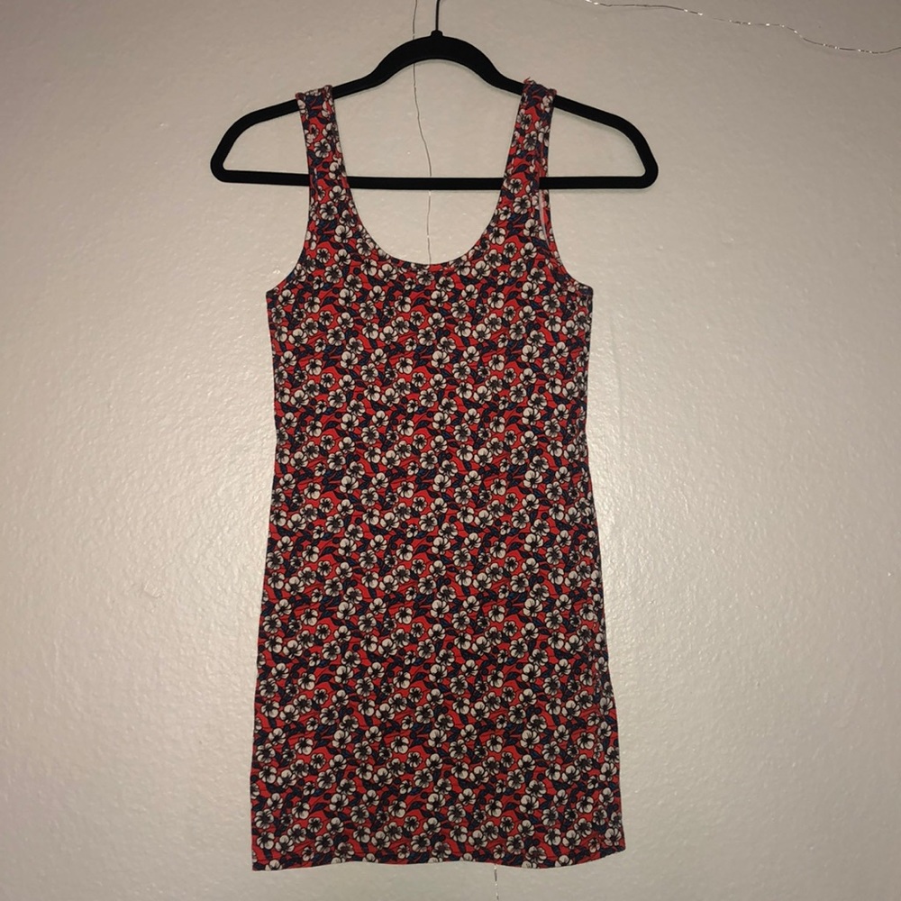 Floral mini tank dress size S